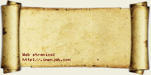 Tatjana Vujanović vizit kartica